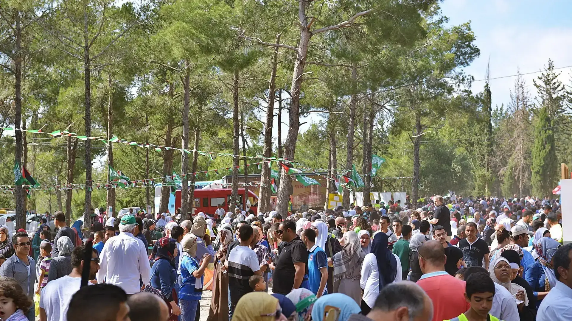 "צעדת השיבה" ביער עופר, מאי 2015