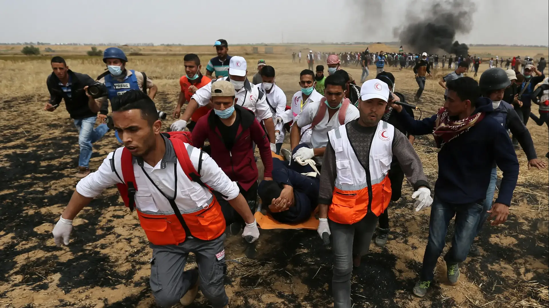 הפגנות פלסטינים בגבול רצועת עזה 20.4.18 הפגנות פלסטינים בגבול רצועת עזה 20.4.18