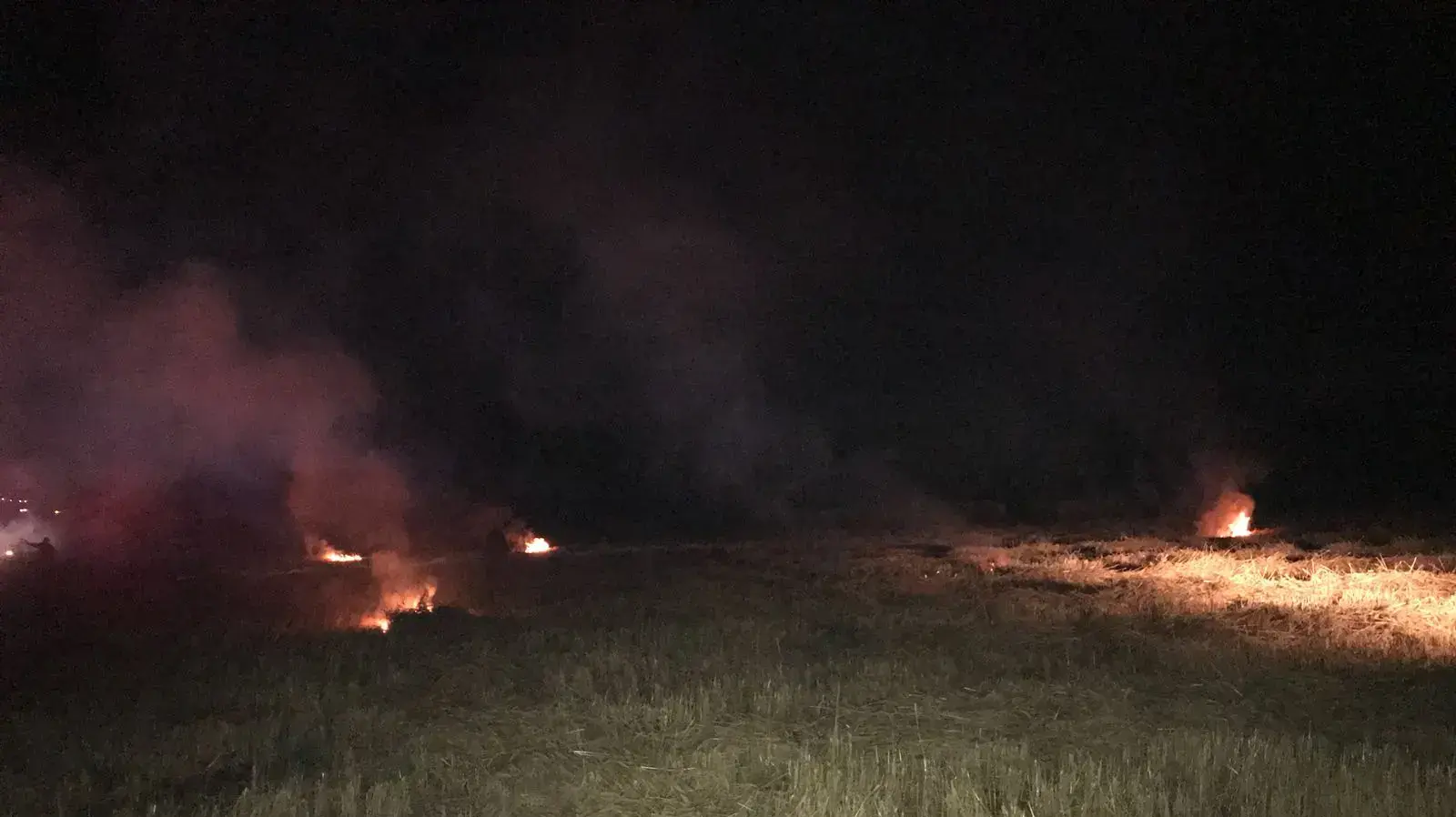 הצתת השדה אמש, בעמק יזרעאל 23 באפריל 2018 הצתת השדה אמש, בעמק יזרעאל 23 באפריל 2018