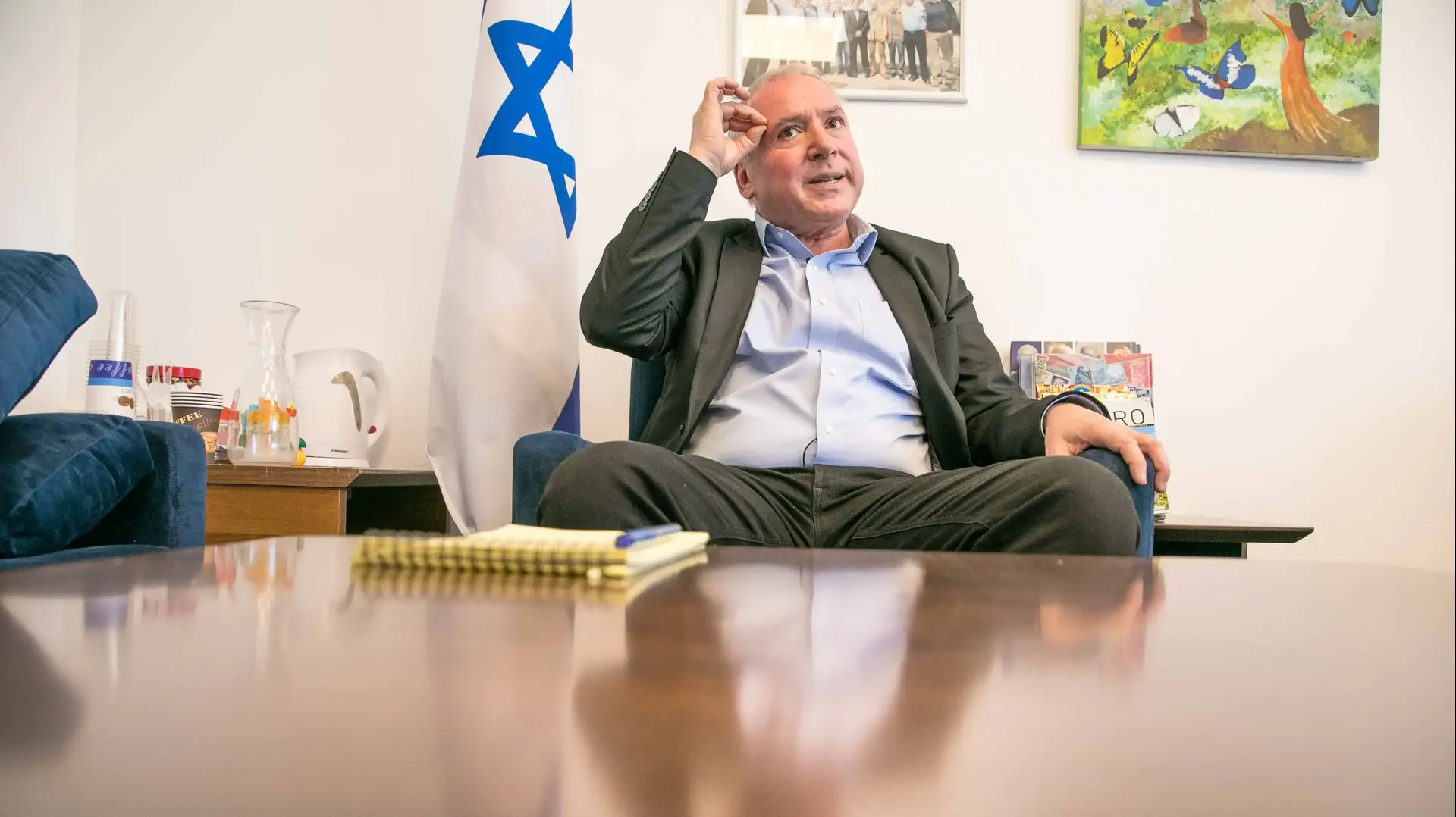 ראיון עם חבר הכנסת דוד אמסלם, כנסת, 24 באפריל 2018 ראיון עם חבר הכנסת דוד אמסלם, כנסת, 24 באפריל 2018