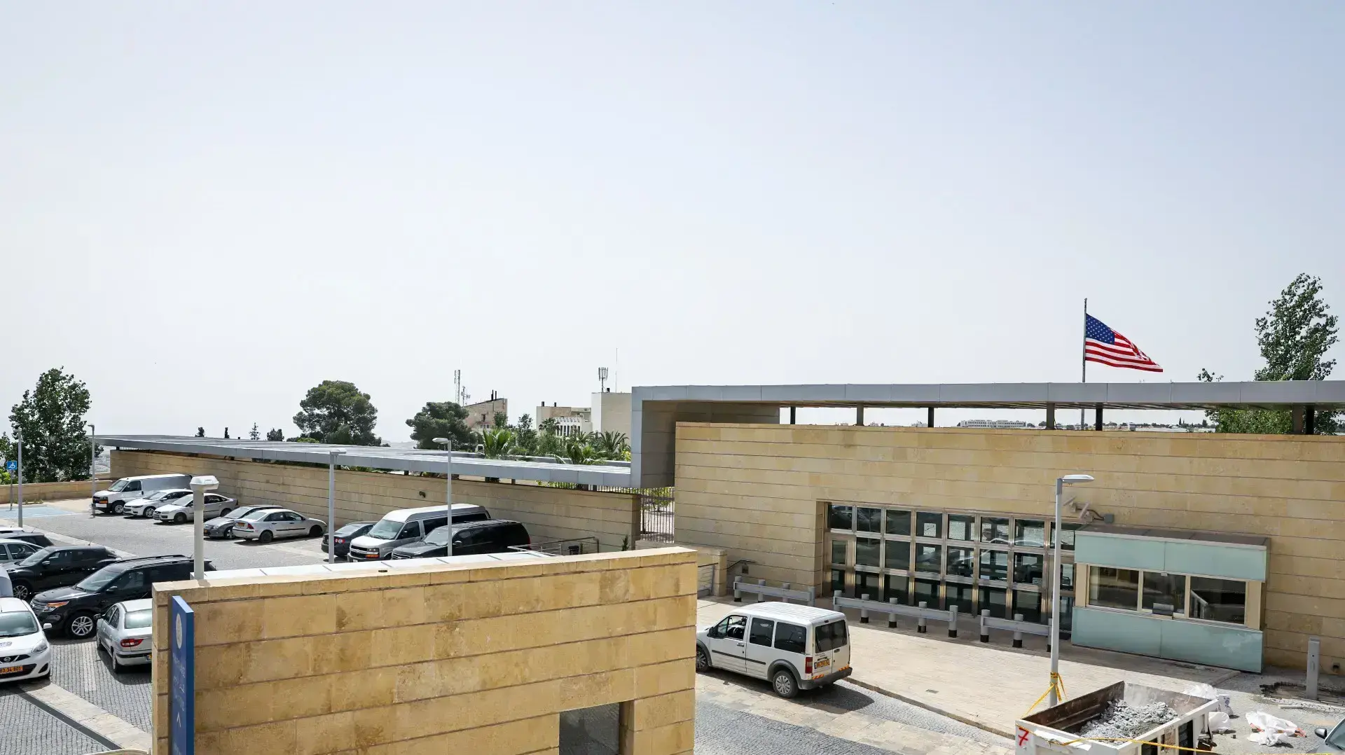 מתחם השגרירות האמריקנית, ירושלים, 2 במאי 2018 מתחם השגרירות האמריקנית, ירושלים, 2 במאי 2018