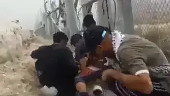 תיעוד ניסיון חדירה לישראל באזור אל-בורייג' שברצועת עזה כפי ששודר ברשת "אל-ג'זירה", 4 במאי 2018 תיעוד ניסיון חדירה לישראל באזור אל-בורייג' שברצועת עזה כפי ששודר ברשת "אל-ג'זירה", 4 במאי 2018