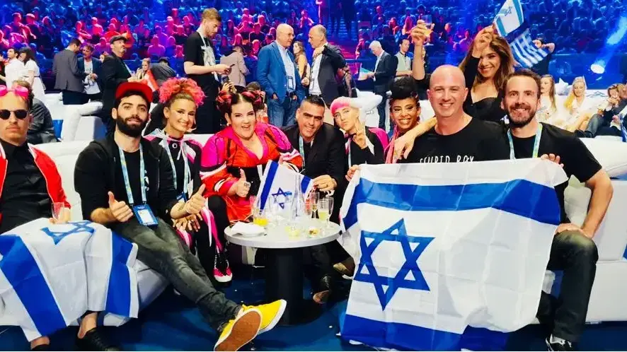 המשלחת הישראלית לאירוויזיון 2018 אחרי ההעפלה בחצי הגמר