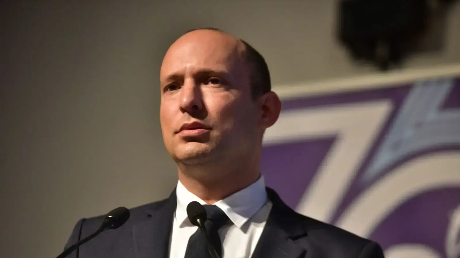 שר החינוך, נפתלי בנט במהלך נאומו בוועידה הארצית של מועצת התלמידים והנוער בבר אילן 