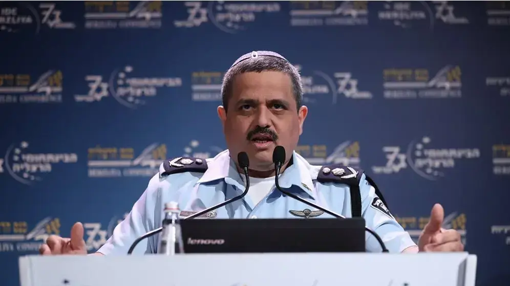 מפכ"ל המשטרה, רוני אלשיך במהלך נאומו בכנס הרצליה 9 במאי 2018 מפכ"ל המשטרה, רוני אלשיך במהלך נאומו בכנס הרצליה 9 במאי 2018