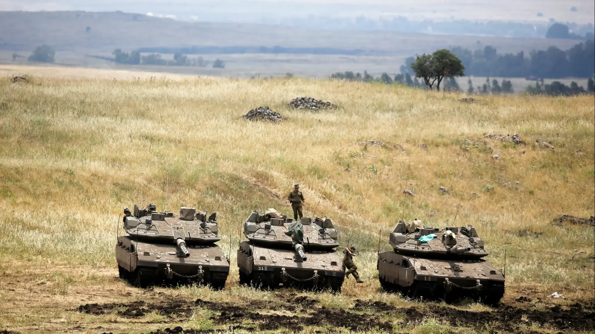 חיילים ישראלים בגבול רמת הגולן, 10 במאי 2018 חיילים ישראלים בגבול רמת הגולן, 10 במאי 2018
