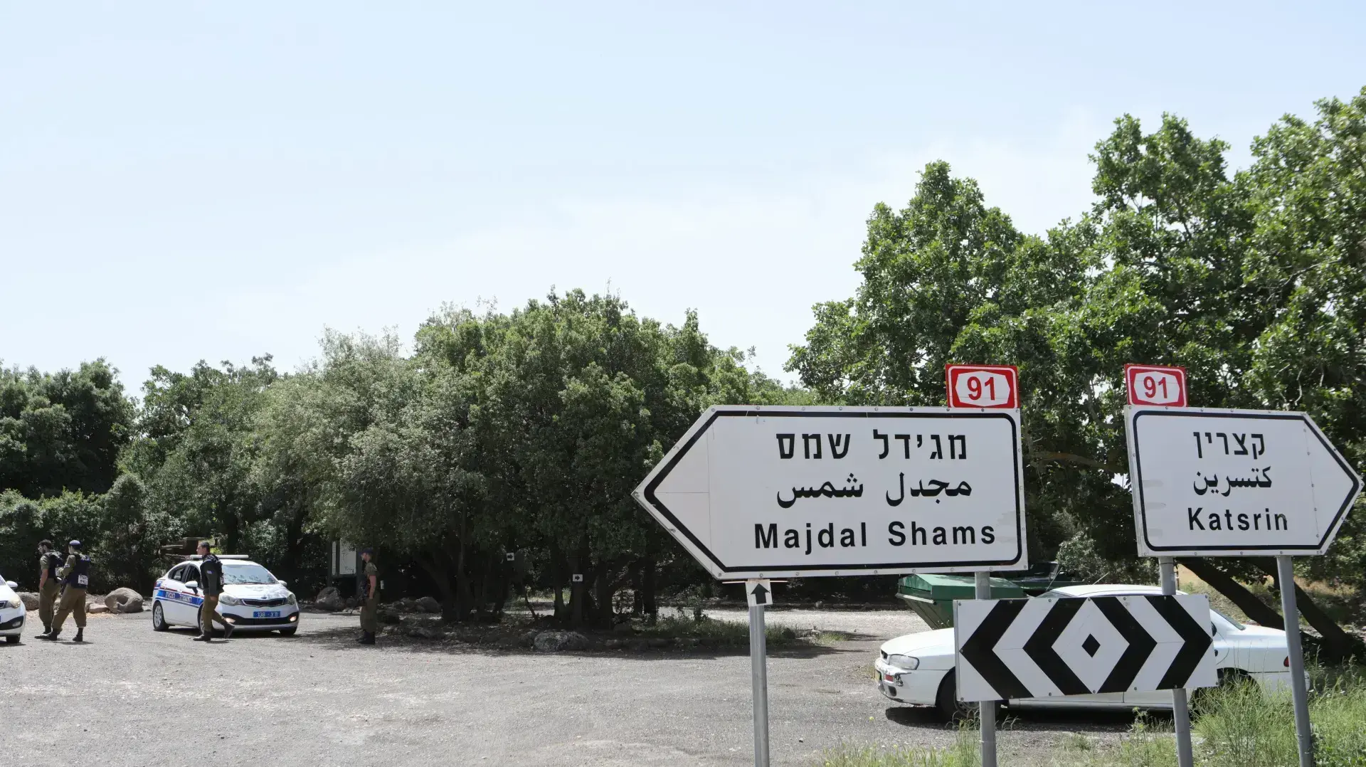 משטרה צבאית בעין זיוון בעקבות המתיחות בצפון, 10 במאי 2018 משטרה צבאית בעין זיוון בעקבות המתיחות בצפון, 10 במאי 2018