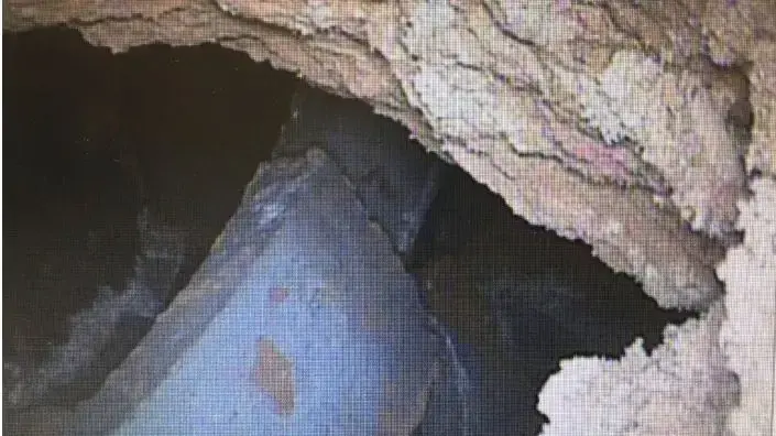המנהרה שהפוצצה בעזה 12 במאי 2018 המנהרה שהפוצצה בעזה 12 במאי 2018