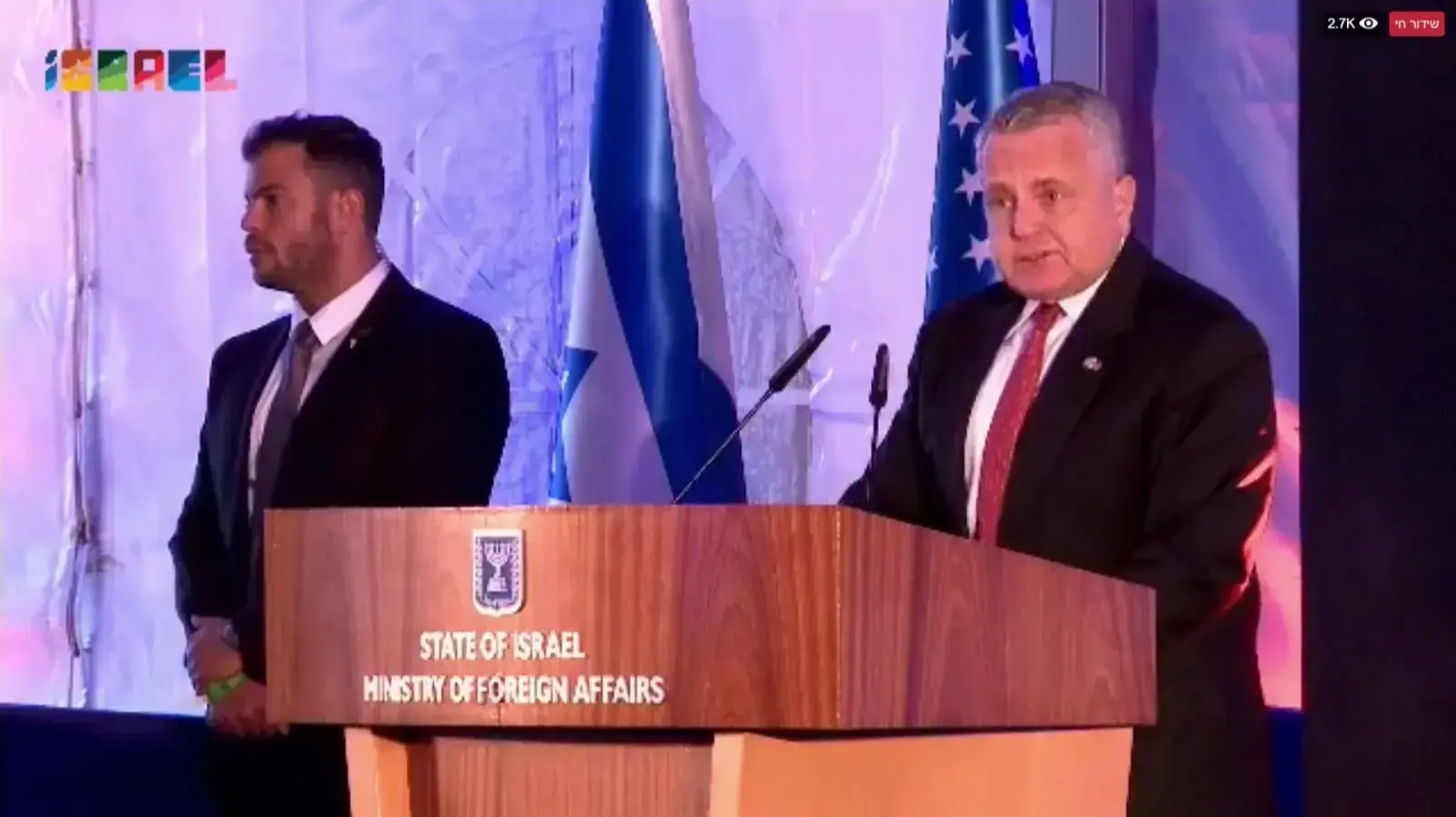 ג'ון סאליבן, טקס קבלת פנים למשלחת האמריקאית לכבוד העברת שגרירות ארה"ב לירושלים, משרד החוץ, ירושלים ג'ון סאליבן, טקס קבלת פנים למשלחת האמריקאית לכבוד העברת שגרירות ארה"ב לירושלים, משרד החוץ, ירושלים