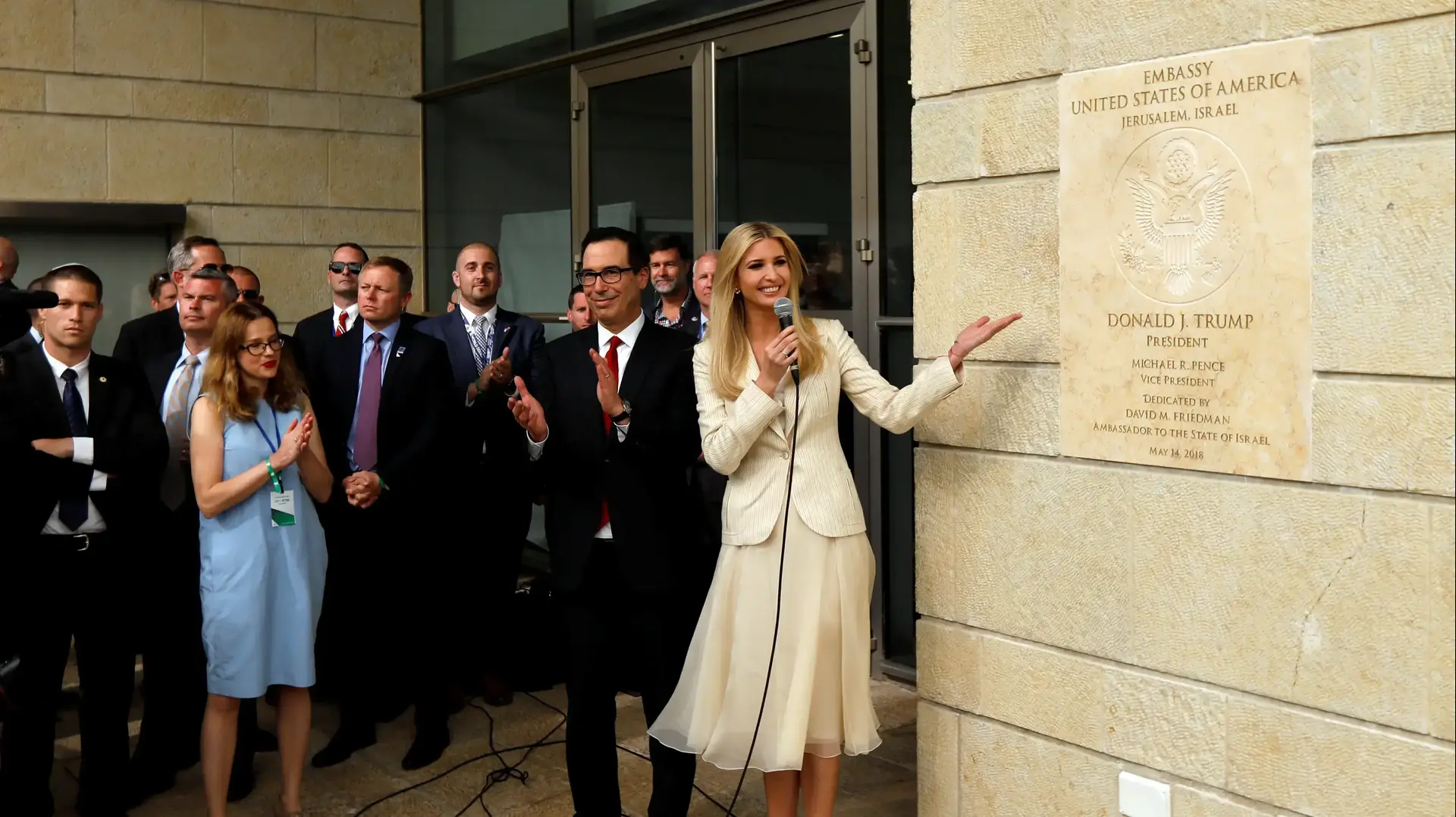 טקס פתיחת השגרירות שגרירות ארצות הברית ארה"ב ירושלים איוונקה טראמפ טקס פתיחת השגרירות שגרירות ארצות הברית ארה"ב ירושלים איוונקה טראמפ