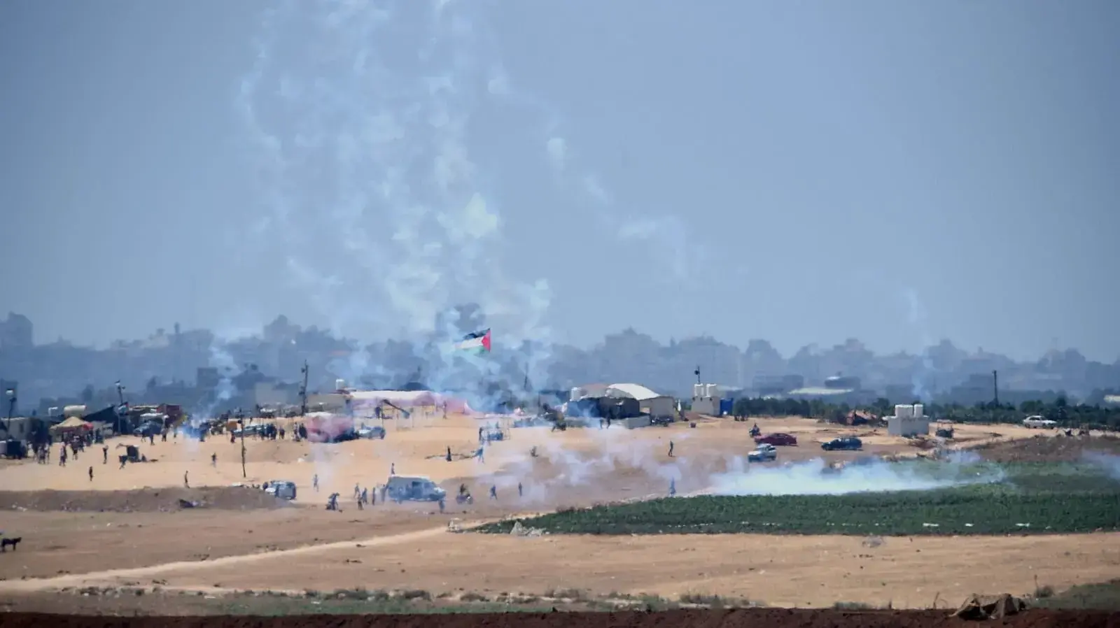 הפגנה בגבול עזה לרגל יום הנכבה 15 במאי 2018 הפגנה בגבול עזה לרגל יום הנכבה 15 במאי 2018