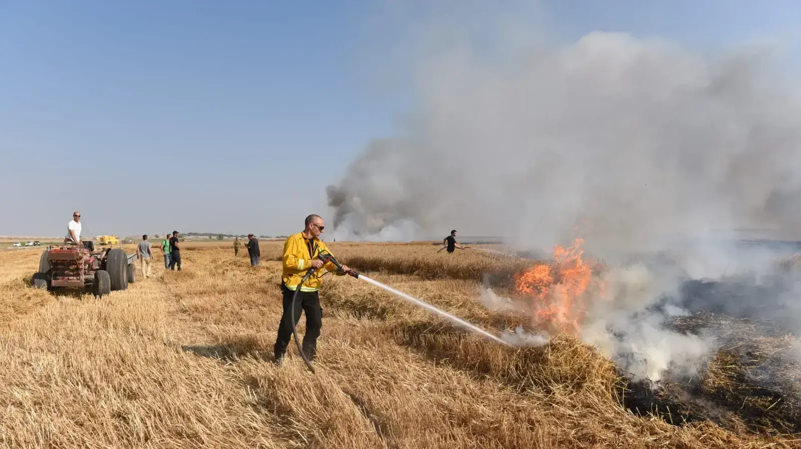 שריפה בנחל עוז, 15 במאי 2018 שריפה בנחל עוז, 15 במאי 2018