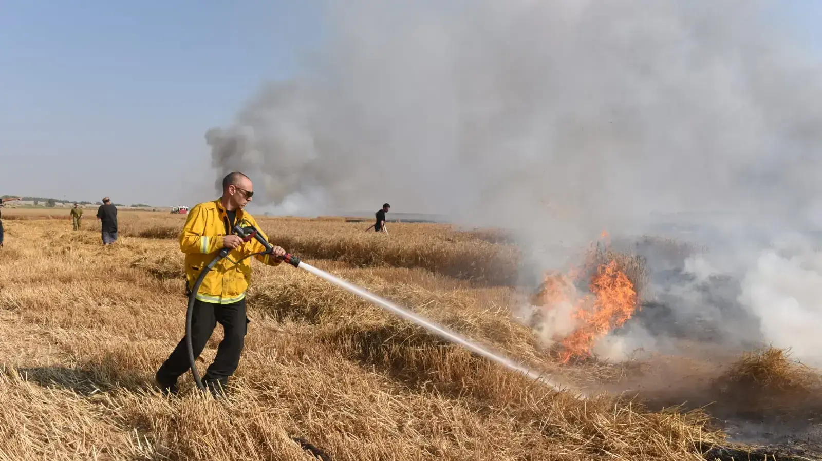 שריפה בנחל עוז, 15 במאי 2018 שריפה בנחל עוז, 15 במאי 2018