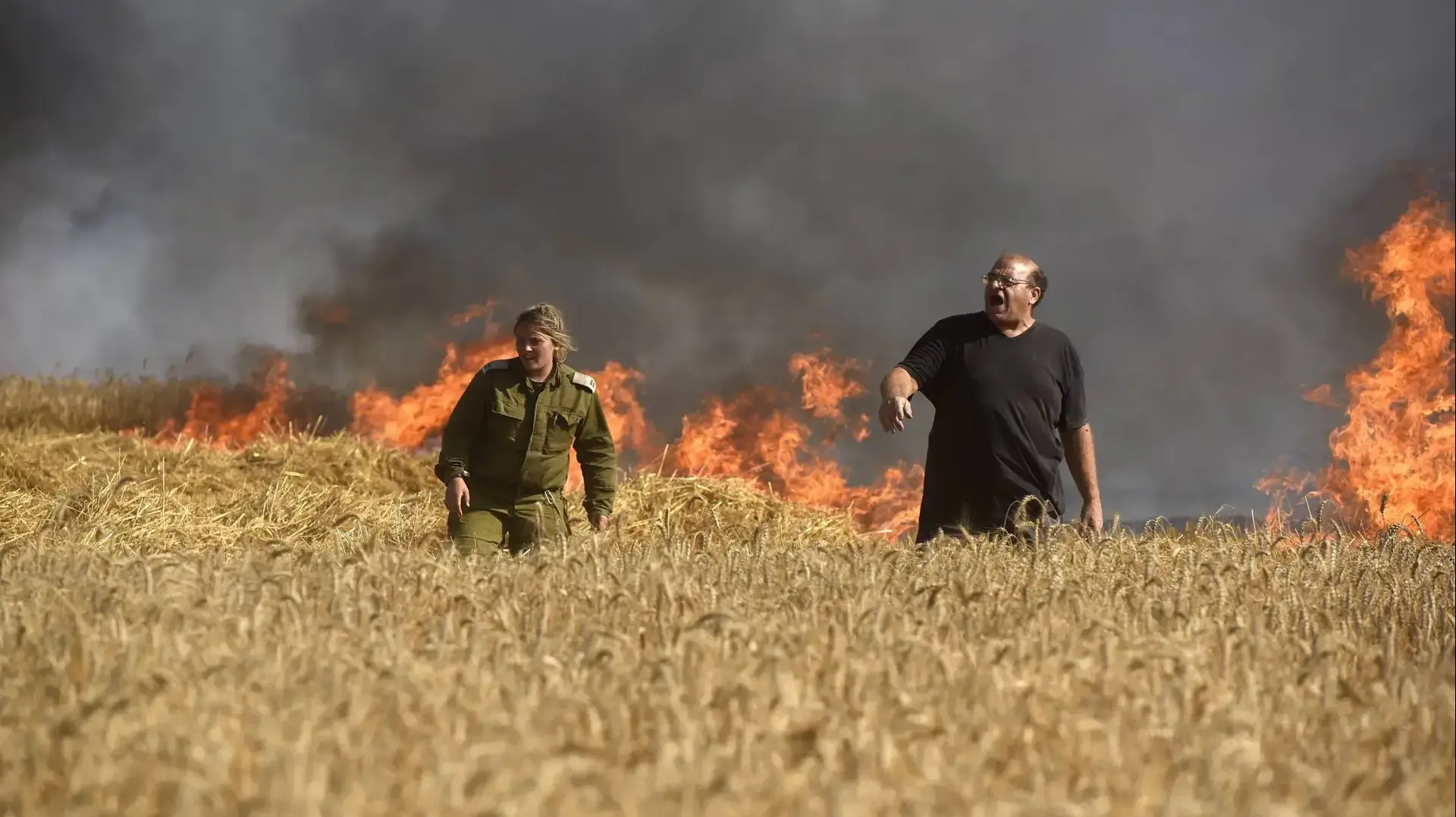 שריפה בנחל עוז, 15 במאי 2018 שריפה בנחל עוז, 15 במאי 2018