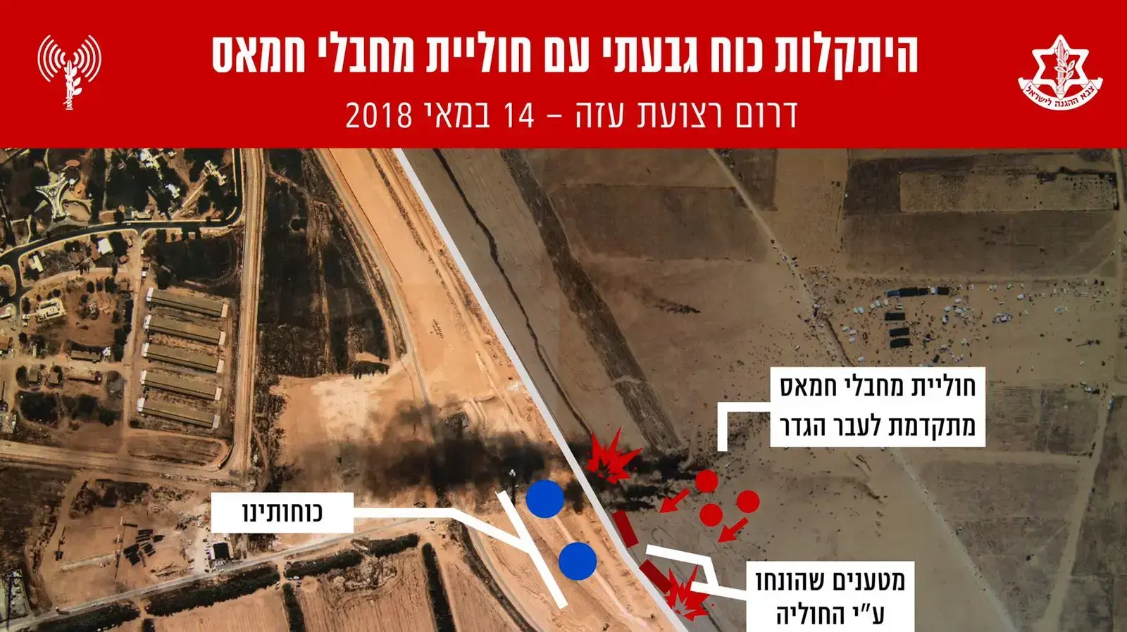 צילום אווירי של מרחב האירוע מהתקלות כוח גבעתי עם חוליית מחבלי חמאס צילום אווירי של מרחב האירוע מהתקלות כוח גבעתי עם חוליית מחבלי חמאס