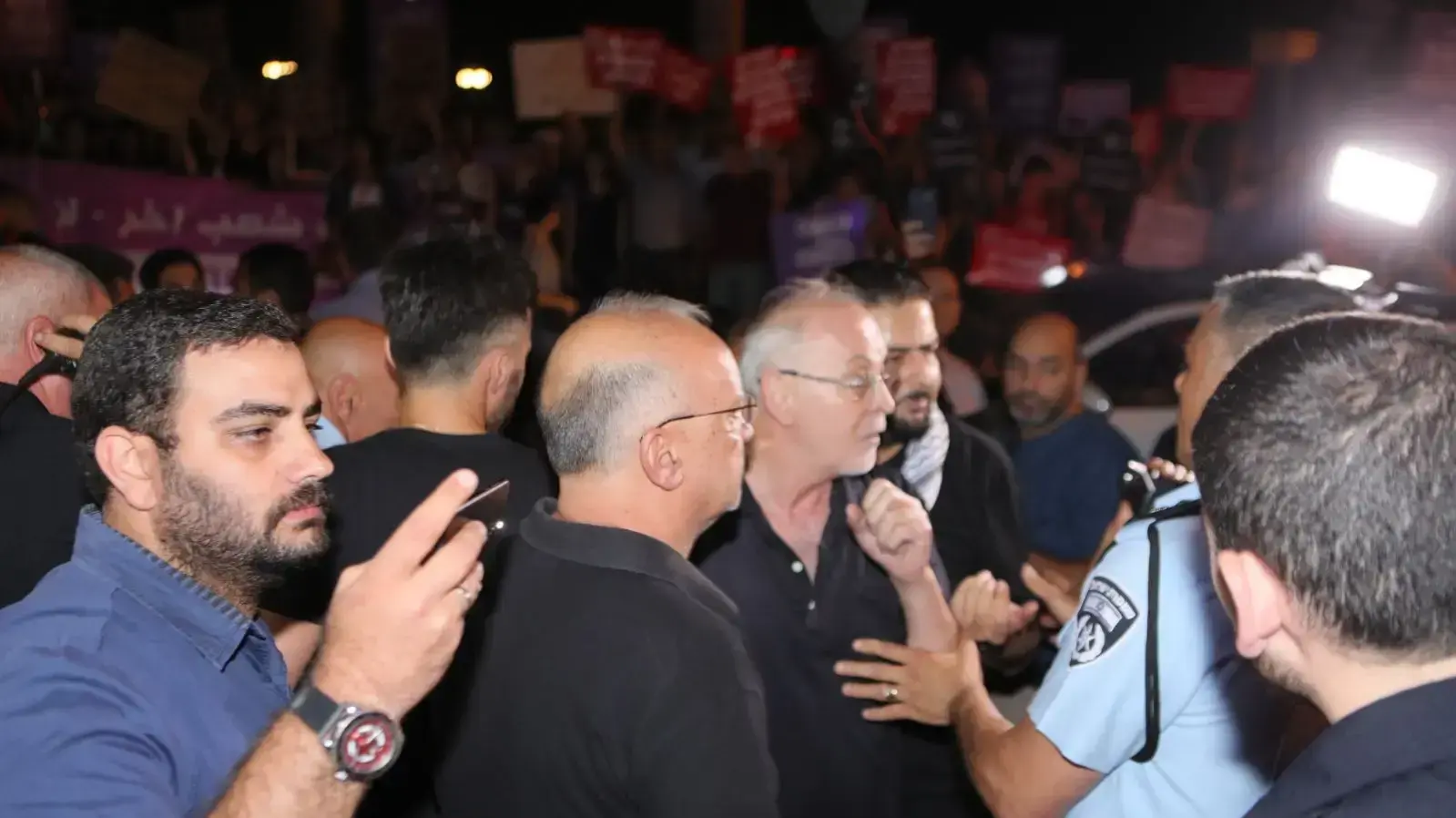 הפגנה בחיפה נגד מעצר מפגינים ופעילות צה"ל ברצועת עזה ה-20 במאי 2018 הפגנה בחיפה נגד מעצר מפגינים ופעילות צה"ל ברצועת עזה ה-20 במאי 2018