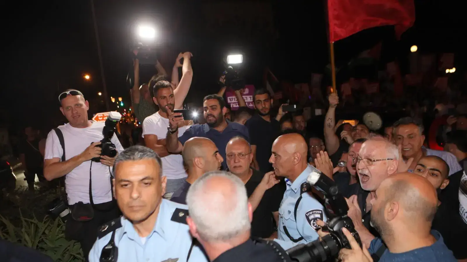 הפגנה בחיפה נגד מעצר מפגינים ופעילות צה"ל ברצועת עזה ה-20 במאי 2018 הפגנה בחיפה נגד מעצר מפגינים ופעילות צה"ל ברצועת עזה ה-20 במאי 2018