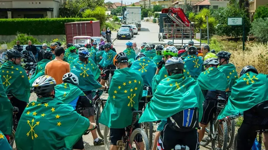 מסע אופניים של צעירים מכפר כמא שרכבו מעכו לכפרם, חודש שעבר מסע אופניים של צעירים מכפר כמא שרכבו מעכו לכפרם, חודש שעבר
