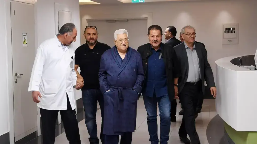 אבו מאזן בבית החולים ברמאאלה בפעם השלישית אבו מאזן בבית החולים ברמאאלה בפעם השלישית