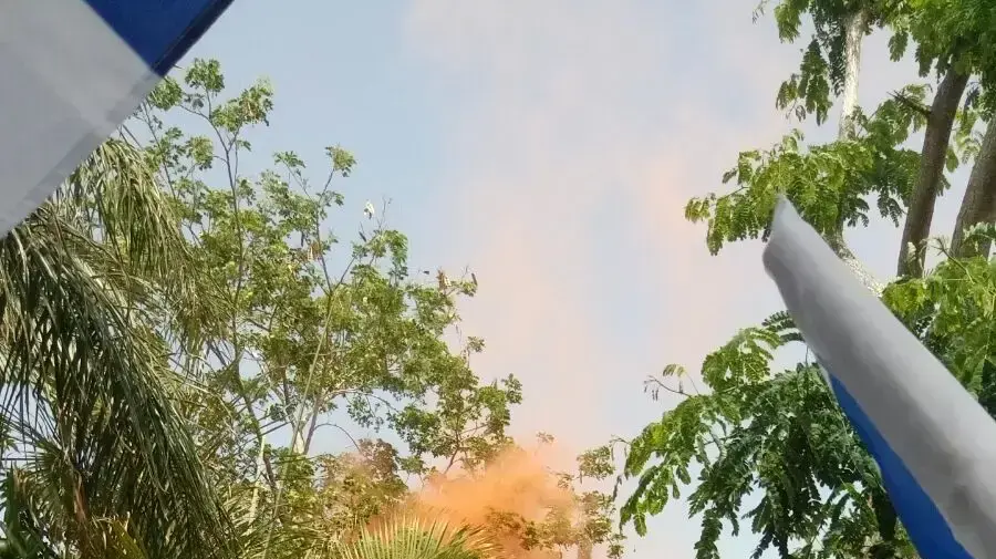 רימון עשן הושלך בסמוך לבית ראש הממשלה בנימין נתניהו בקיסריה,  25 במאי 2018