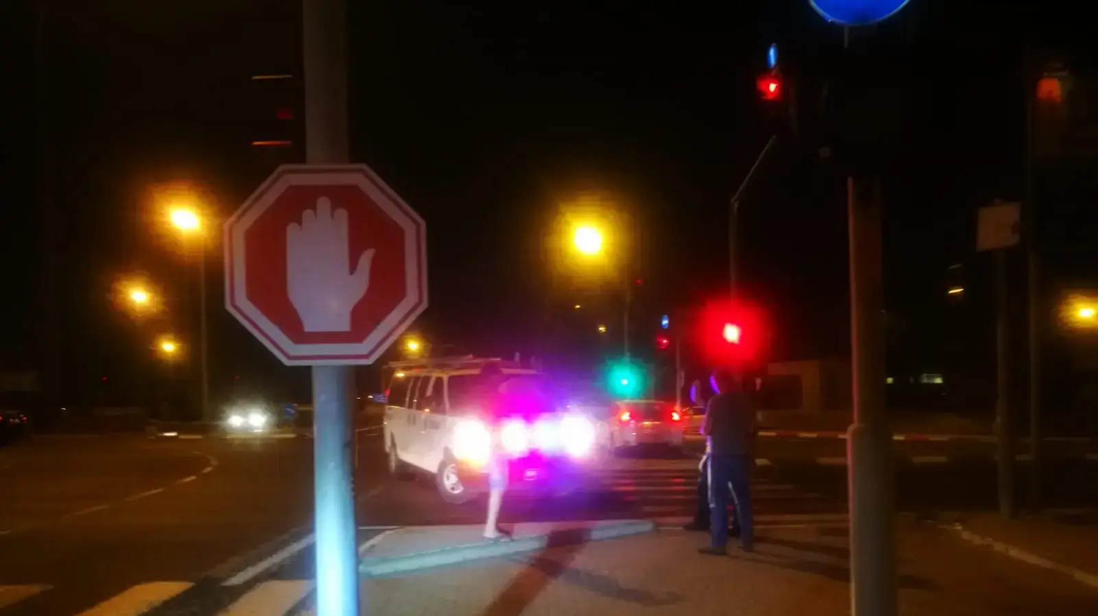זירת הירי בראשון לציון 28 במאי 2018
זירת הירי בראשון לציון 28 במאי 2018
