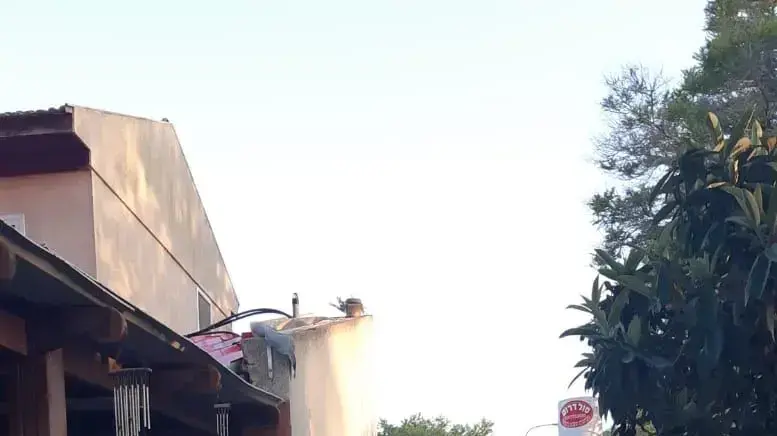 נפילה בחצר בית במועצה האזורית אשכול, 30 במאי 2018 נפילה בחצר בית במועצה האזורית אשכול, 30 במאי 2018