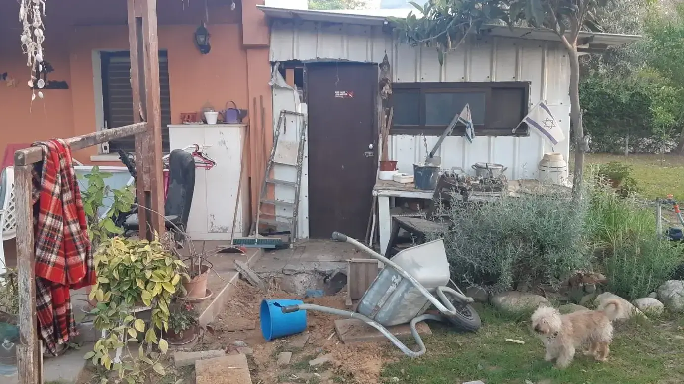 נפילה בחצר בית במועצה האזורית אשכול, 30 במאי 2018 נפילה בחצר בית במועצה האזורית אשכול, 30 במאי 2018
