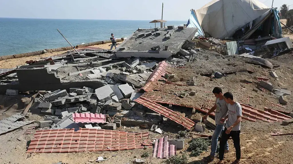 אתרי ג'יהאד אסלאמי וחמאס שנהרסו בהפצצות חיל האוויר ברצועת עזה. 30 במאי 2018 אתרי ג'יהאד אסלאמי וחמאס שנהרסו בהפצצות חיל האוויר ברצועת עזה. 30 במאי 2018