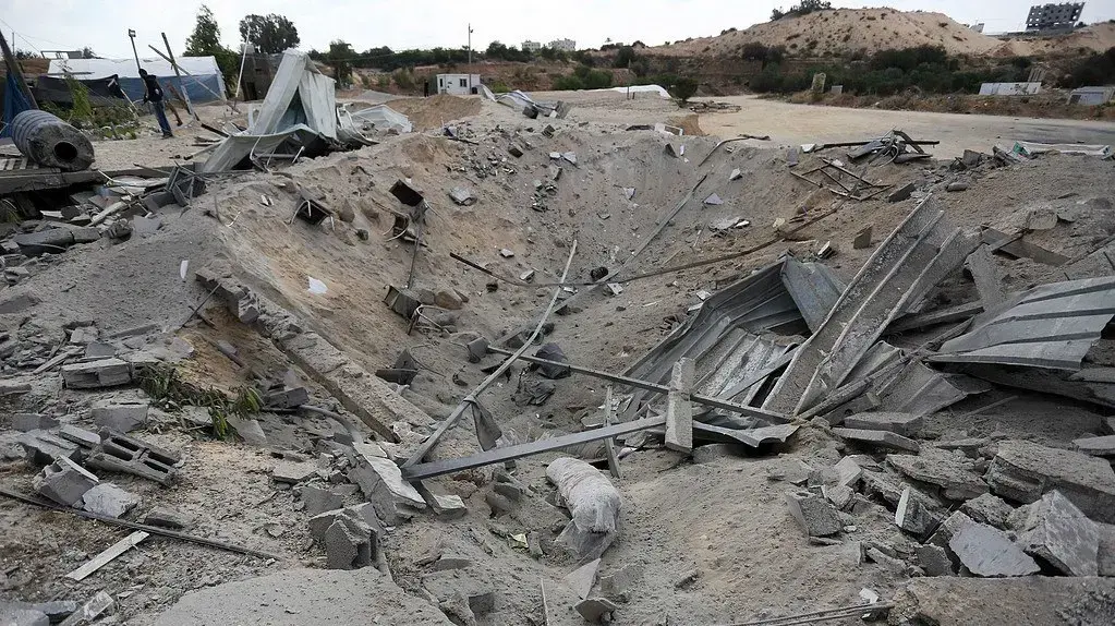אתרי ג'יהאד אסלאמי וחמאס שנהרסו בהפצצות חיל האוויר ברצועת עזה. 30 במאי 2018 אתרי ג'יהאד אסלאמי וחמאס שנהרסו בהפצצות חיל האוויר ברצועת עזה. 30 במאי 2018