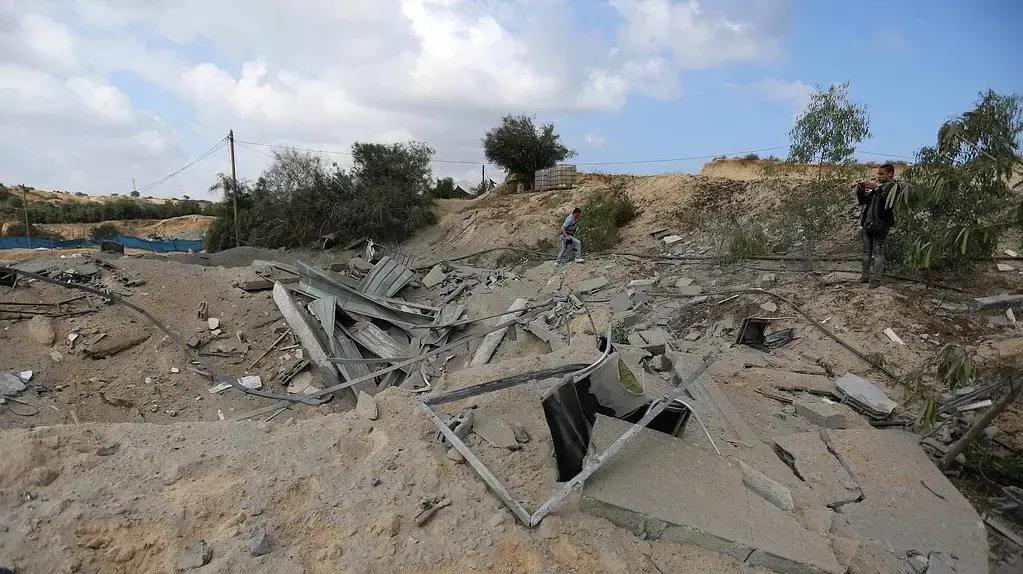 אתרי ג'יהאד אסלאמי וחמאס שנהרסו בהפצצות חיל האוויר ברצועת עזה. 30 במאי 2018 אתרי ג'יהאד אסלאמי וחמאס שנהרסו בהפצצות חיל האוויר ברצועת עזה. 30 במאי 2018