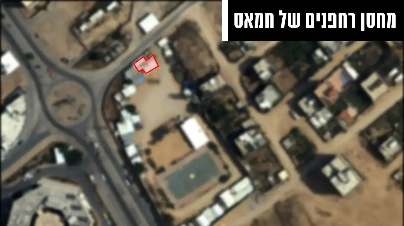 מחסן רחפנים של חמאס שהותקף ברצועת עזה מחסן רחפנים של חמאס שהותקף ברצועת עזה