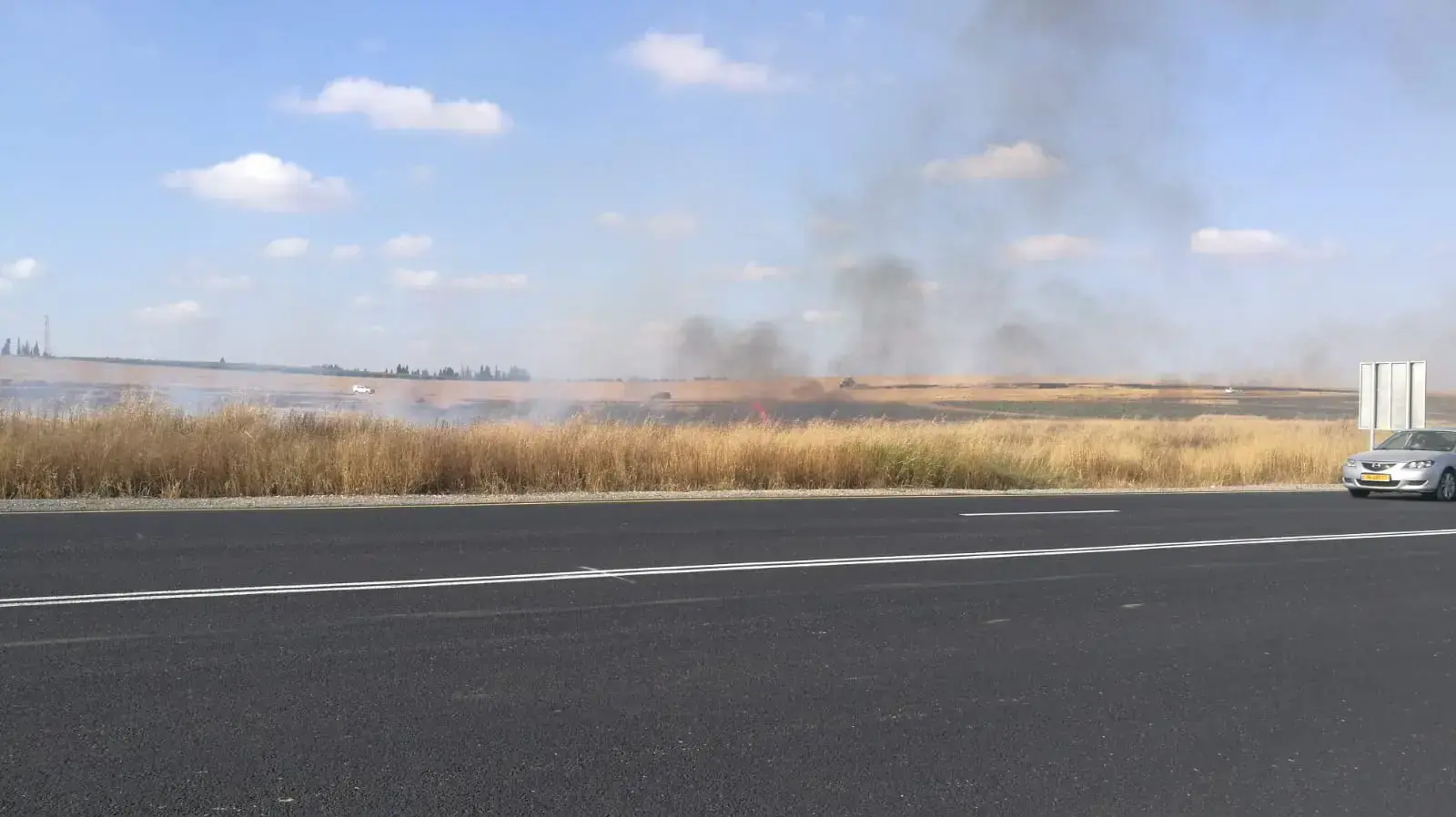 שריפה במפלסים שבעוטף עזה כתוצאה מעפיפון תבערה, ב-1 ביוני 2018 שריפה במפלסים שבעוטף עזה כתוצאה מעפיפון תבערה, ב-1 ביוני 2018