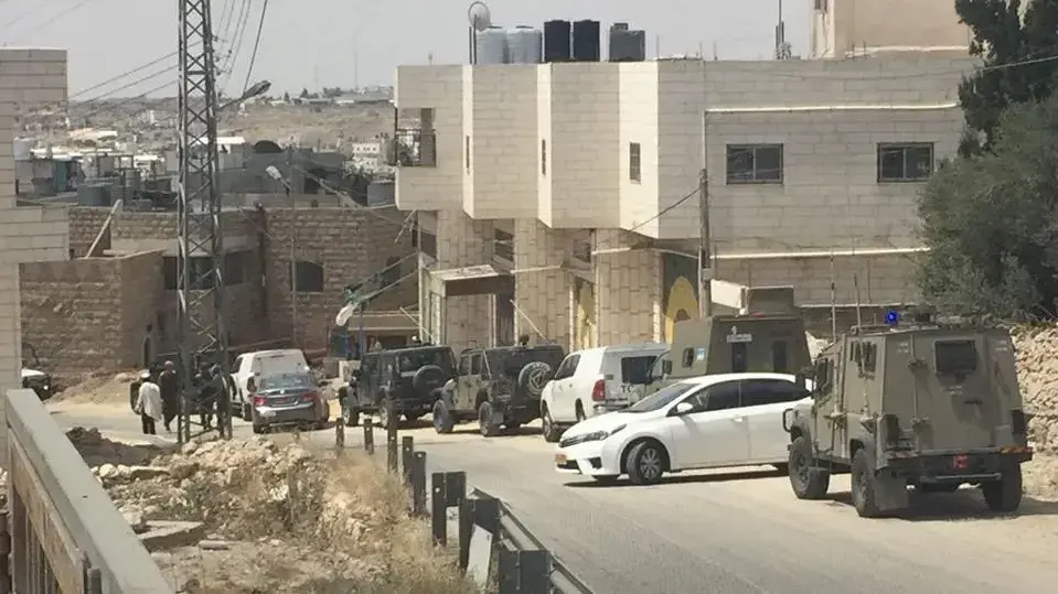 זירת ניסיון פיגוע הדריסה בחברון זירת ניסיון פיגוע הדריסה בחברון