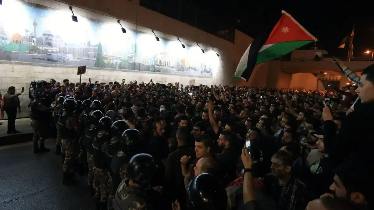 הפגנות בירדן נגד העלאת מיסים ב-2 ביוני 2018