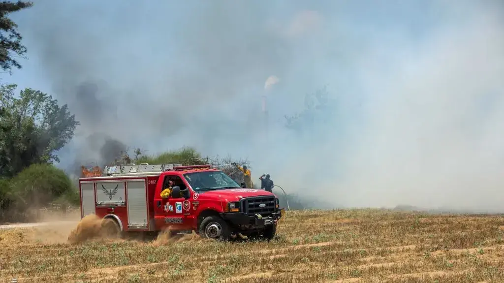 שריפה בשמורת כרמיה בעבקות טרור העפיפונים מעזה 2 ביוני 2018 שריפה בשמורת כרמיה בעבקות טרור העפיפונים מעזה 2 ביוני 2018
