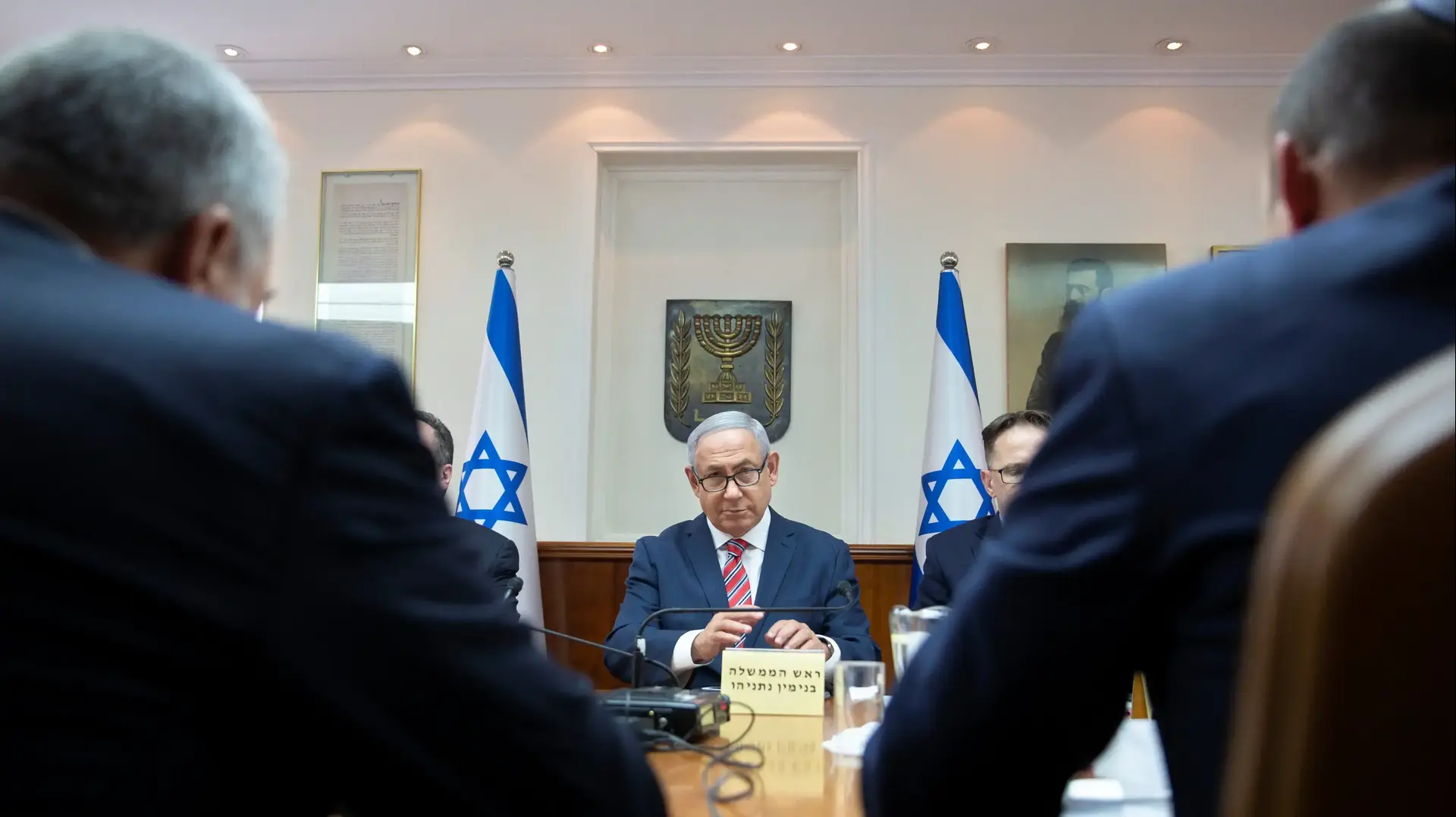 ראש הממשלה, בפתח ישיבת הממשלה, משרד רה"מ, ירושלים 3 ביוני 2018
ראש הממשלה, בפתח ישיבת הממשלה, משרד רה"מ, ירושלים 3 ביוני 2018