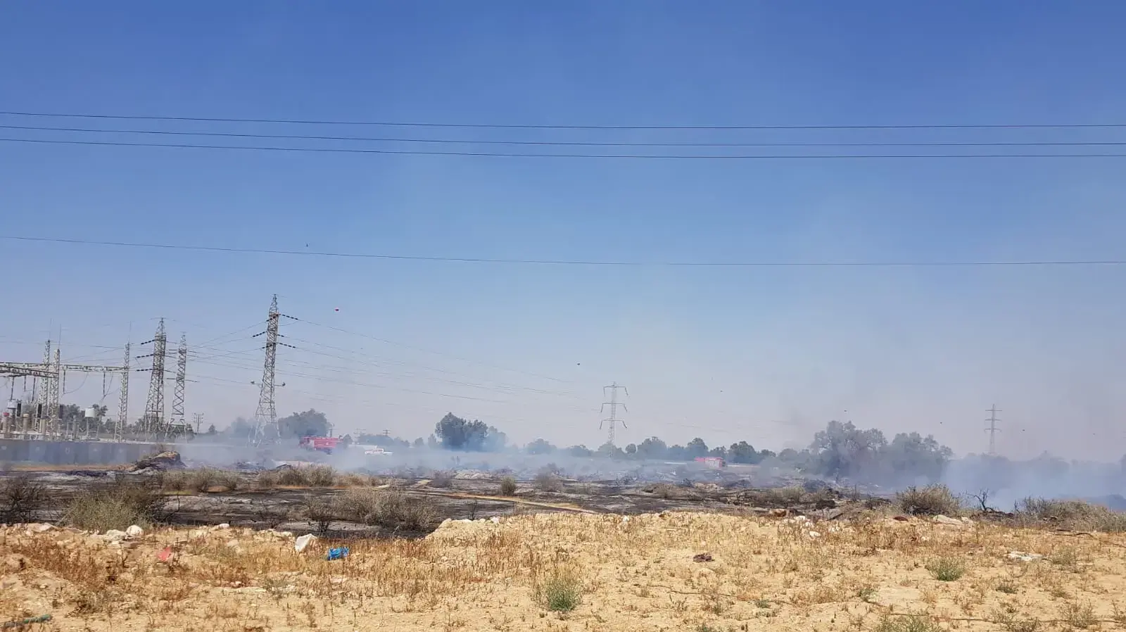 שריפות שפרצו בעוטף עזה היום, 6 ביוני 2018 שריפות שפרצו בעוטף עזה היום, 6 ביוני 2018