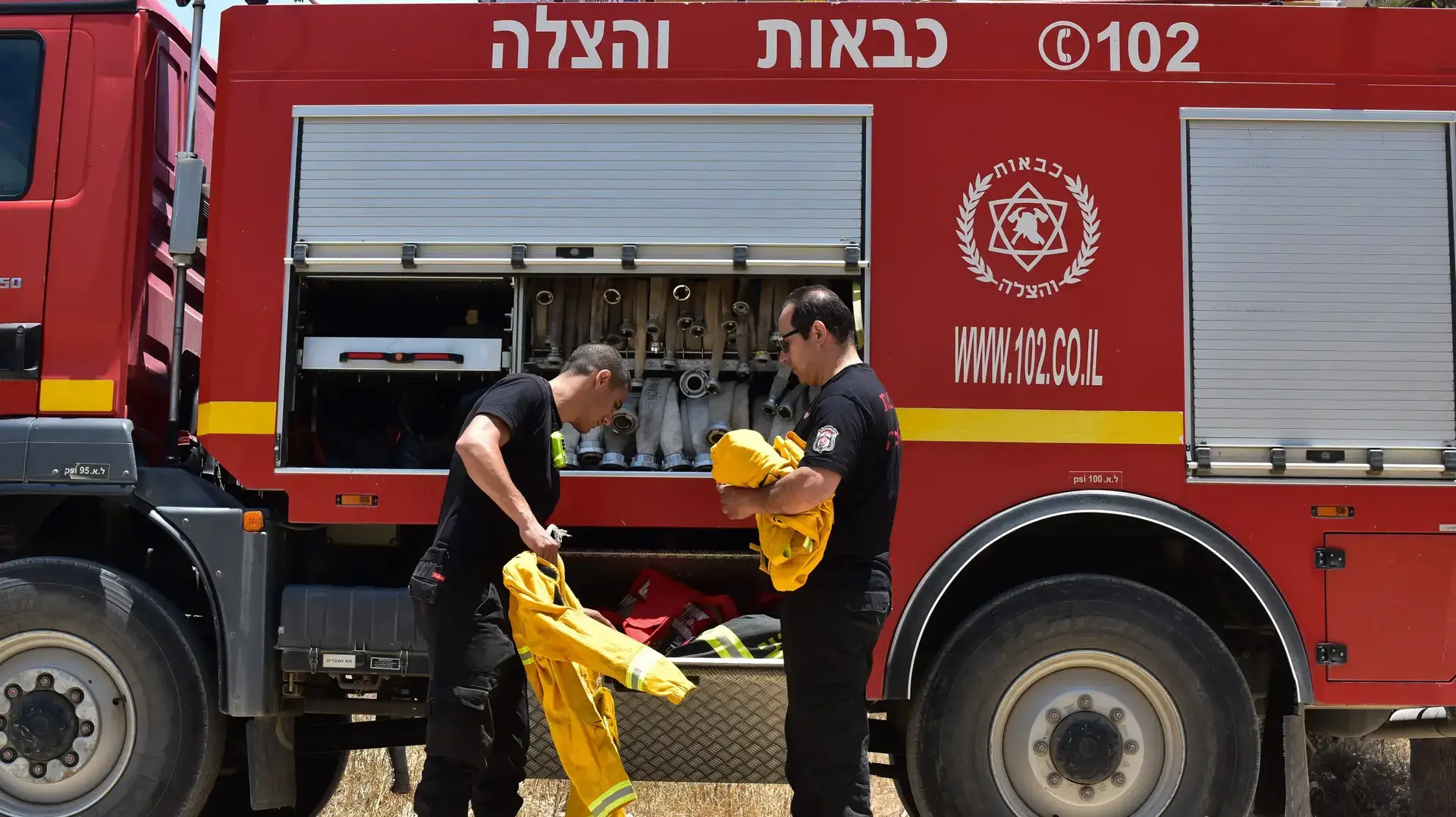 פעילות של כבאים בשריפות בעוטף עזה, נתיבות פעילות של כבאים בשריפות בעוטף עזה, נתיבות