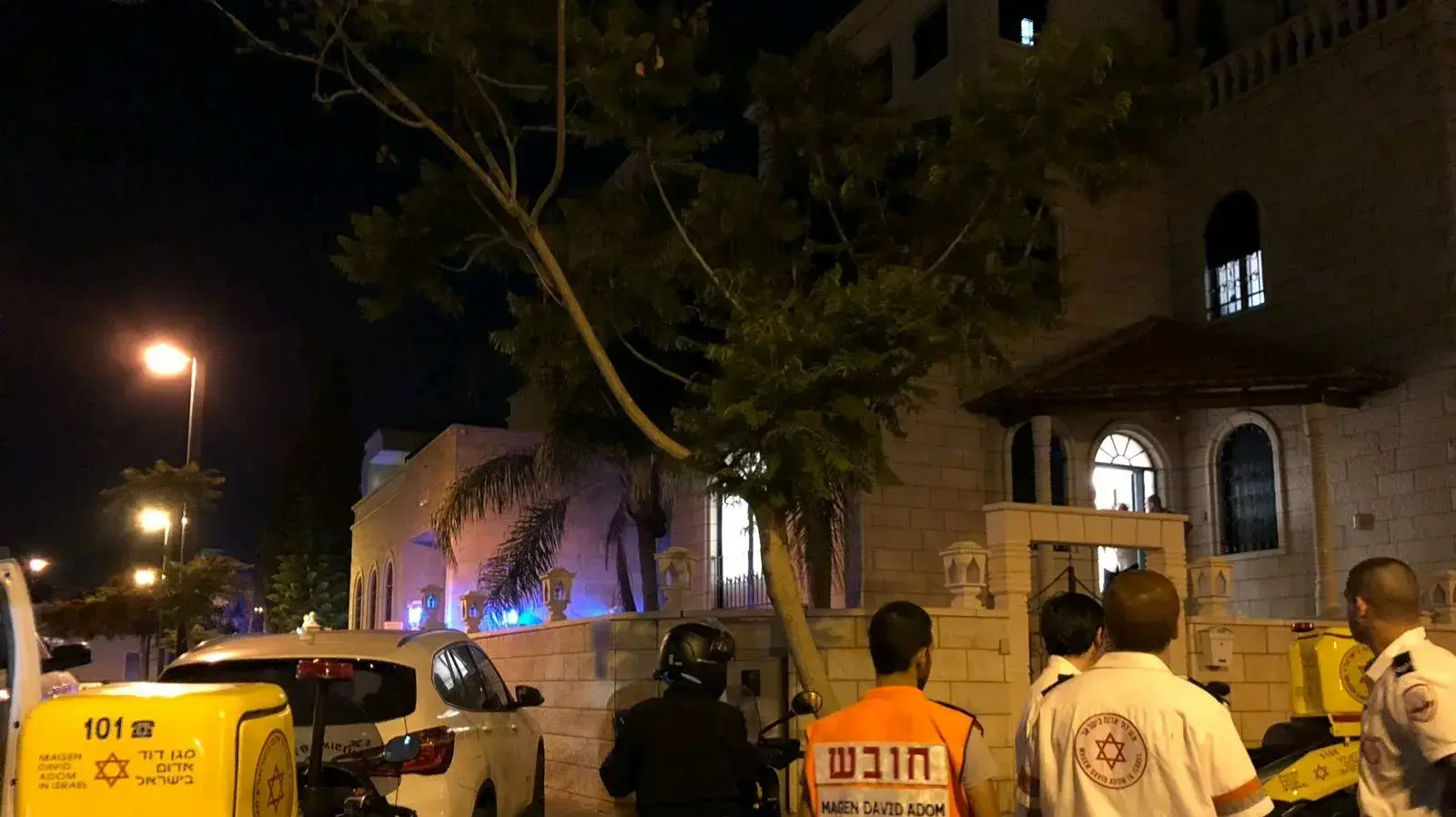 זירת רצח ברחוב אוהב ישראל, יפו, 7 ביוני 2018