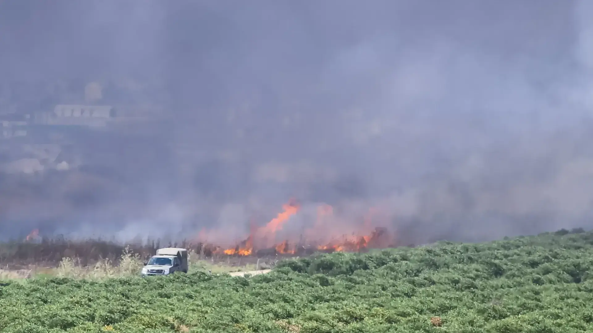 שריפה באירועי יום הנכסה בגבול רצועת עזה, 8 ביוני 2018 שריפה באירועי יום הנכסה בגבול רצועת עזה, 8 ביוני 2018
