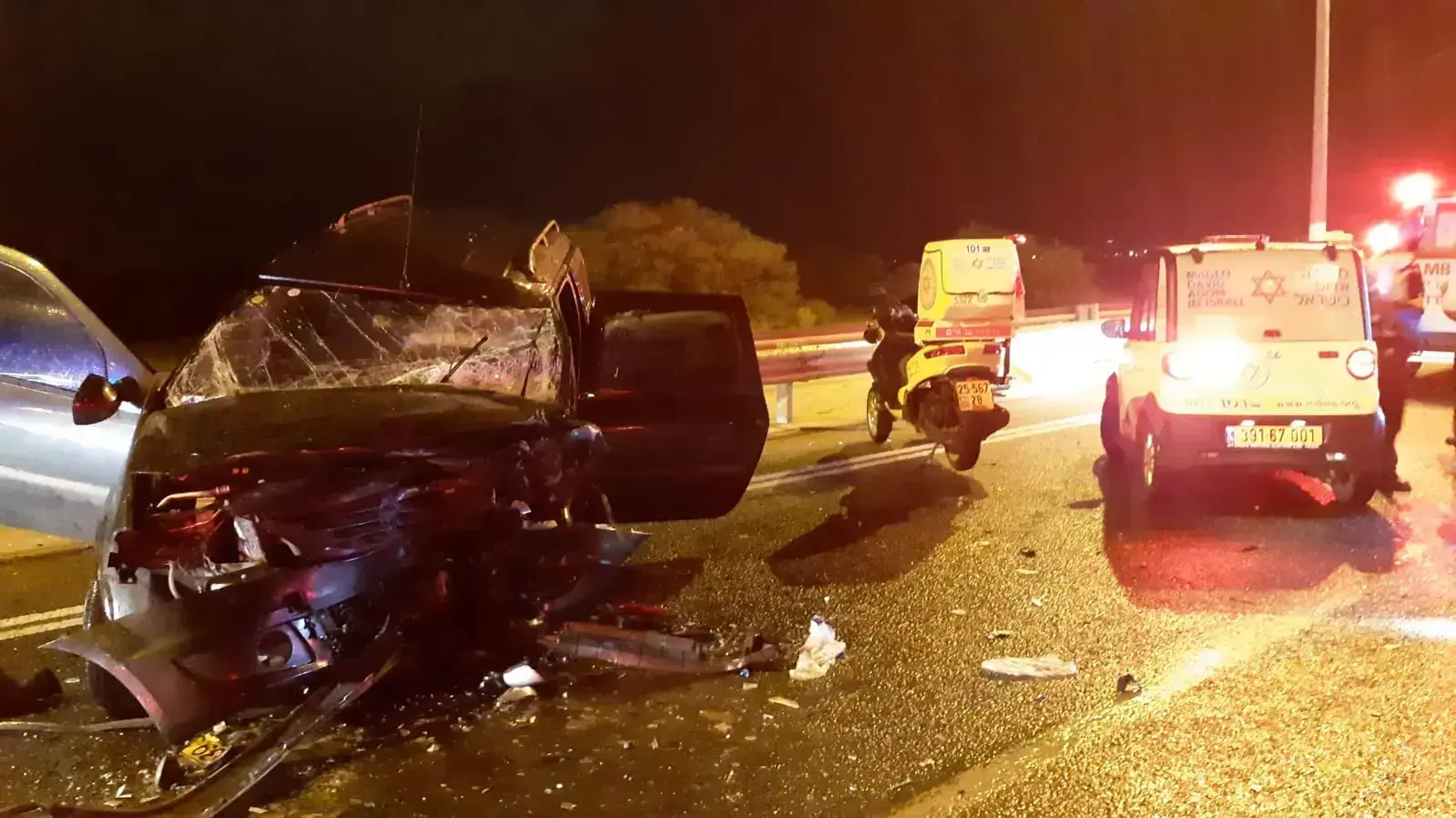 תאונת דרכים צומת נחל חדרה תאונת דרכים צומת נחל חדרה