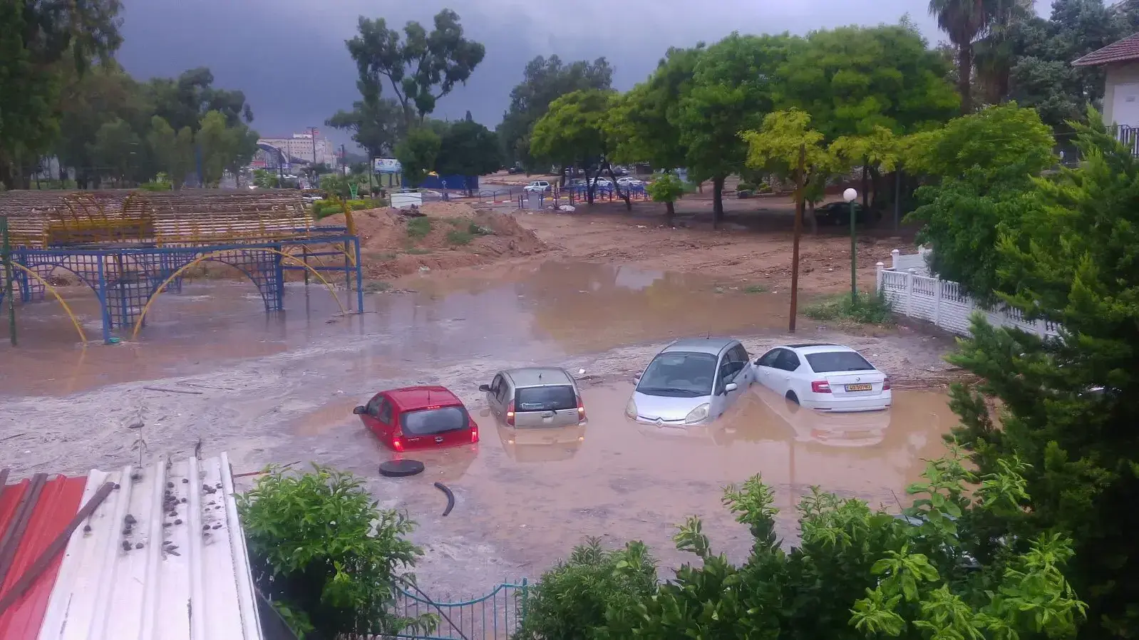 טקרטור שוקע גשם שדרות ה-13 ביוני 2018 טקרטור שוקע גשם שדרות ה-13 ביוני 2018
