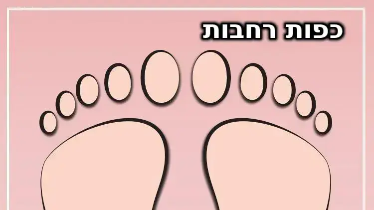 סוגי כפות רגליים - כפות רחבות סוגי כפות רגליים - כפות רחבות