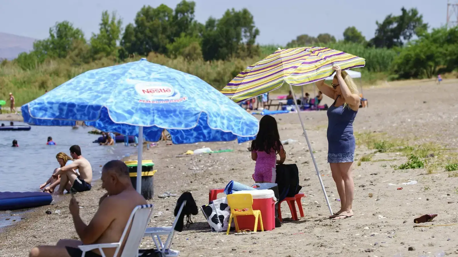 נופשים בחופי הכנרת, 16 ביוני 2018 נופשים בחופי הכנרת, 16 ביוני 2018