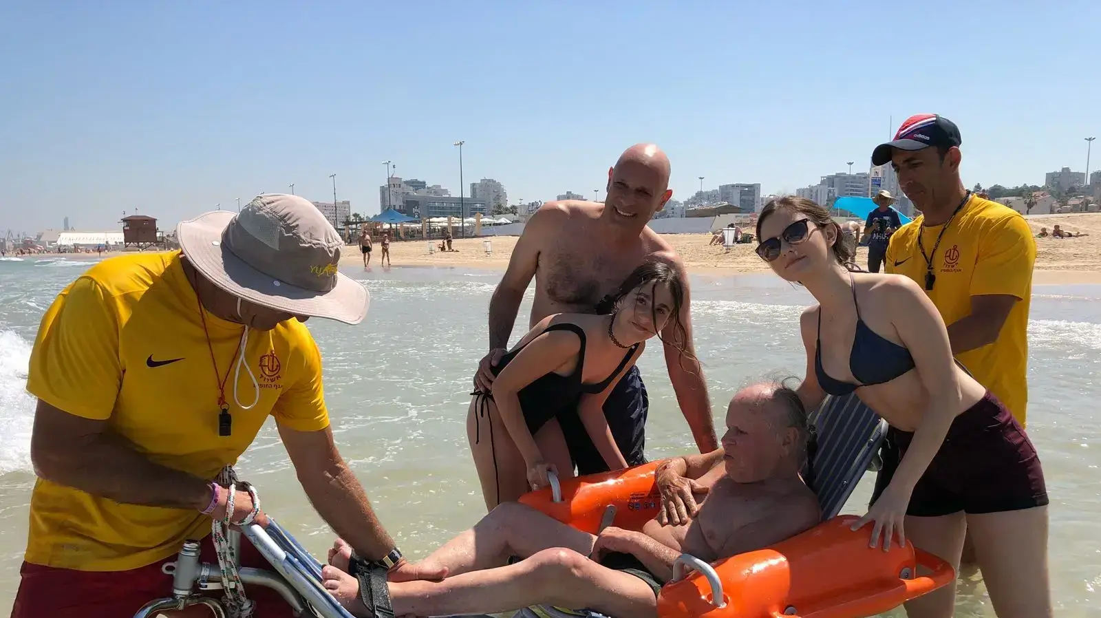 מיכאל קורץ ניצול שואה בן 85 חוף אורנים המונגש אשדוד ה-15 ביוני 2018