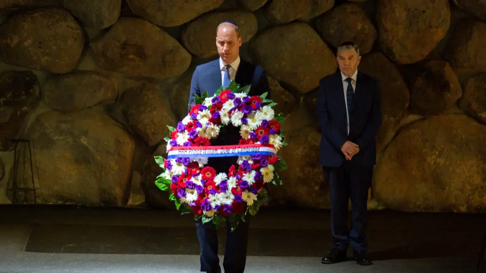 הנסיך וויליאם בעת ביקור ביד ושם, 26 ביוני 2018 הנסיך וויליאם בעת ביקור ביד ושם, 26 ביוני 2018