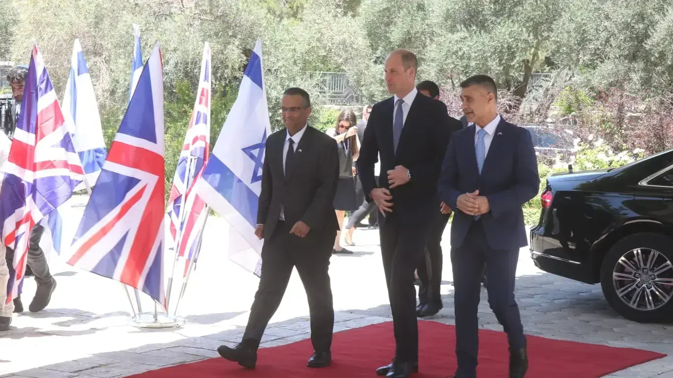 הנסיך וויליאם ביקר בבית הנשיא הנסיך וויליאם ביקר בבית הנשיא