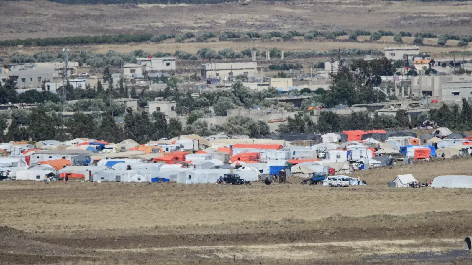 מחנות פליטים באזור תל פארס, 28 ביוני 2018 מחנות פליטים באזור תל פארס, 28 ביוני 2018