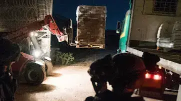 סיוע הומניטרי של צה"ל לסורים הנמלטים במחנות האוהלים ברמת הגולן הסורית