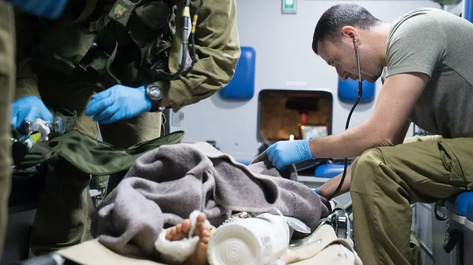 במבצע רפואי יחודי ומורכב של ?עוצבת הבשן? בו נקלטו וטופלו בליל שישי האחרון שישה פצועים סורים